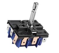 CAZSTYK DG44-01002A Interruptores de control de estufa dobles infinitamente rangos de calor precisos Superficies Componentes Interruptores Rangos Superficies Componente