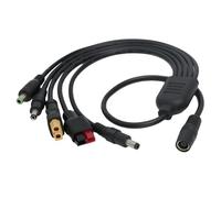 CAZSTYK Efficiency DC7909 a 60 DC5521 - Cable de carga solar de PVC que garantiza una transferencia de corriente estable, funciona a baja temperatura, cargadores portátiles