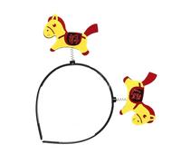 CAZSTYK Elegante diadema adorable con diseño de caballo y primavera, cómoda para uso prolongado, horas de aprendizaje escolar, sin molestias, decoración para el cabello de los niños