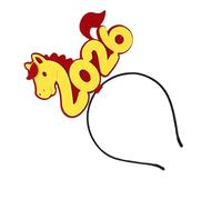 CAZSTYK Elegante diadema adorable con diseño de caballo y primavera, cómoda para uso prolongado, horas de aprendizaje escolar, sin molestias, decoración para el cabello de los niños