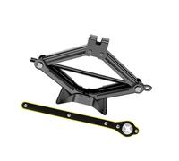 CAZSTYK Elevador hidráulico portátil para coche con juego de llaves, capacidad de 2000 kg para cambio rápido de neumáticos, diseño compacto, herramientas de reparación de automóviles