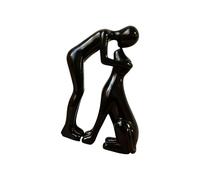 CAZSTYK Escultura de perro para decoración del hogar y estatua de perro, decoración de escritorio para dormitorio, hogar, recuerdo, amante de las mascotas, amistad, amante de las mascotas