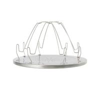 CAZSTYK Estante para hornear multifuncional inoxidable para horno, refrigeración, pan, pasteles, distribución de calor, plan de marco compacto, apilable, sin óxido, estante de refrigeración