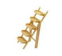 CAZSTYK Estantería de almacenamiento realista, figura de modelo, escalera impresa en 3D para muebles de casa de muñecas, escena en miniatura, accesorios de paisaje, decoración de casa de muñecas