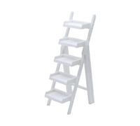 CAZSTYK Estantería de almacenamiento realista, figura de modelo, escalera impresa en 3D para muebles de casa de muñecas, escena en miniatura, accesorios de paisaje, decoración de casa de muñecas