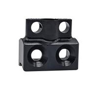 CAZSTYK Extensor de desviador trasero de 12,5 mm, adaptadores de aleación de aluminio, adecuados para bicicletas plegables 11-34T, soporte de extensión de desviador trasero de aleación de aluminio