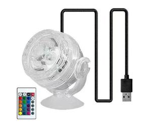 CAZSTYK Focos subacuáticos con opción colorida, luz de buceo con alimentación USB para acuarios, estanques de peces, lámpara LED para acuarios