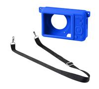 CAZSTYK Funda de silicona que absorbe los golpes para cámara PIXPRO FZ55 con corte preciso, superficies antideslizantes, acceso rápido a los controles, equipo de fotografía al aire libre, Blue, Mass