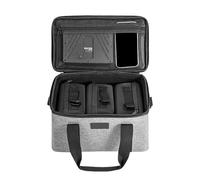 CAZSTYK Funda para luz de fotografía con múltiples bolsillos y compartimento ajustable para acomodar varios accesorios de equipo, bolsa de cámara con forro suave