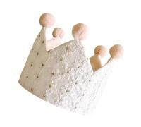 CAZSTYK Gorro de encaje hecho a mano para niñas de 0 a 3 años, tela transpirable, accesorio de fiesta de encaje para bautismo infantil