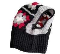 CAZSTYK Gorro de ganchillo cálido diseñado para clima frío, adecuado para esquiadores, caminantes y viajeros que necesitan aislamiento, Negro, Talla única