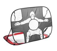 CAZSTYK Juego de portería de fútbol portátil para entrenamiento al aire libre, patio trasero, deportes, red de fútbol emergente, objetivos de fútbol, regalo para niños, red de fútbol plegable para