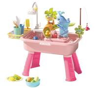 CAZSTYK Juguete acuático imaginativo con piezas extraíbles y prácticas actividades de aprendizaje, juego de agua de plástico