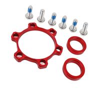 CAZSTYK Kits de adaptadores de conversión de cubo de bicicleta de carretera, adaptadores de refuerzo, arandelas, espaciadores, bicicletas, ejes pasantes, juntas de reajuste, bicicletas delanteras y