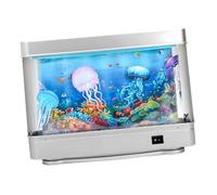 CAZSTYK Lámpara de escritorio con forma de medusas flotantes, USB, para decoración del hogar, dormitorio, acuarios de simulación
