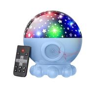 CAZSTYK Lámpara diapositiva recargable brillante que resalta el cefalópodo Shih Tzus para dormitorio de los niños, esquema de color nocturno, espacios de reflexión para adultos, creando un estado de