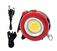 CAZSTYK Llavero de múltiples maneras con luz LED de oreja de 500 lm recargable con destornillador abridor para juego de supervivencia, llavero con forma de rosa