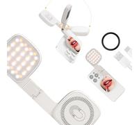 CAZSTYK Luz compacta y atractiva para teléfono que resalta la batería de larga duración, USB, crea carga rápida y LED modificable para uso de autorretrato