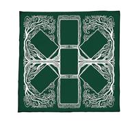 CAZSTYK Mantel de astrología con patrón de árbol, mantel de tarots, adivinaciones, altares, tela de adivinaciones, accesorios de juego de mesa, patrón de árbol, tarots, carta, espiritual
