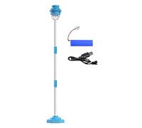 CAZSTYK Máquina de burbujas recargable por USB para fiestas de jardín al aire libre con rociador de agua, diseño de lámpara de calle para Entertainmetn al aire libre, soplador de burbujas, juguete de