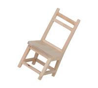 CAZSTYK Modelo de silla en miniatura para escenas, estructura flexible, diseño inspirado en la historia, escala 1:12, arreglos en miniatura, construcción robusta