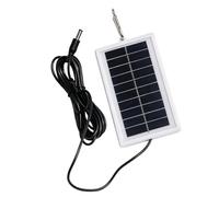 CAZSTYK Módulo de célula solar eficiente de 1 W, salida de 5 V, cable de 300 cm con gancho de metal, dispositivo de batería solar para tienda de campaña, mochila, carga