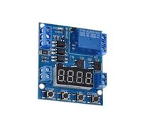 CAZSTYK Módulo temporizador de una sola vía con apagado de retardo y contador de ciclos para detección de límite superior/inferior, temporizador de ciclo de 6 a 30 V y contador para carga de batería