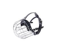 CAZSTYK Nariz de mascota barnizada de metal fuerte para perros agresivos, ventilada, cómoda, fuerte, protege la boca del perro para entrenamiento de la nariz para control de gritos