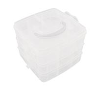 CAZSTYK Organizador de almacenamiento de botellas de acrílico transparente con cajón de escritorio para cuentas, pendientes, cajas de almacenamiento, organizador transparente fácil de almacenar