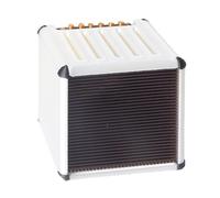 CAZSTYK Organizador de púas de guitarra portátil, soporte grueso para guitarra, almacenamiento rápido para músicos y coleccionistas, almacenamiento elegante, White