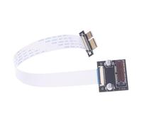 CAZSTYK PCIExpress - Cable flexible de una sola ranura con protecciones de alto ancho de banda 8GT/s para plataformas de juegos, cable elevador FPC de velocidad rápida