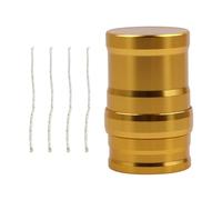 CAZSTYK Pequeña estufa portátil de alcohol de metal con 4 mechas, aleaciones de aluminio ligeras para senderismo, cocina al aire libre, aleación de aluminio, lámpara de alcohol