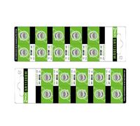 CAZSTYK Pilas de botón AG8 LR1120 de fiabilidad, funciona para múltiples calculadoras electrónicas pequeñas, 10 piezas/20 unidades