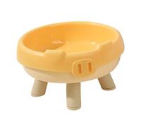 CAZSTYK Plato inclinado de alimentación para mascotas, cómodo para comer, base antideslizante que evita derrames, sin desorden, cuenco antideslizante para viajes, hogares, gatitos