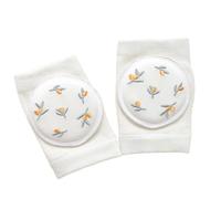 CAZSTYK Protectores de rodilla y codo para bebé, equipo de gateo con tecnología de ventilación, textura de poliéster lavable, coderas para niños pequeños