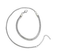 CAZSTYK Pulsera de cuerda contemporánea Element2 2 de acero modificable, joyería para fiestas informales, instancias de negocios, múltiples capas apilables, One Size, como se describe