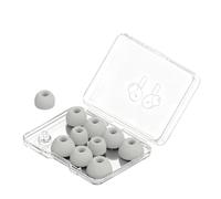 CAZSTYK Punta antideslizante resistente al sudor, varios tamaños para auriculares deportivos, tapones para los oídos para un uso cómodo y prolongado, 10 unidades con funda de almacenamiento