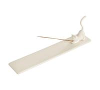 CAZSTYK Quemadores de incienso de cerámica con recogedor de cenizas para meditaciones, decoración del hogar