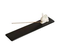 CAZSTYK Quemadores de incienso de cerámica con recogedor de cenizas para meditaciones, decoración del hogar