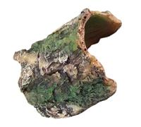 CAZSTYK Recipiente de baño para animales con revestimiento antideslizante para animales de agua y tierra, cuenco inclinado para reptiles y serpientes y lagartijas