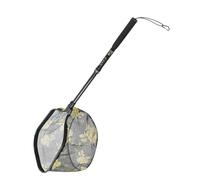 CAZSTYK Red de aterrizaje permanente de fibra de vidrio que resalta el plan de colapso y contra el deslizamiento, mango extensible, para todas las condiciones de pesca, red de aterrizaje