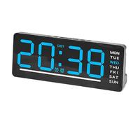 CAZSTYK Reloj despertador digital funcional con brillo ajustable y despertador de repetición adecuado para estudiantes y profesionales digitales