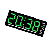 CAZSTYK Reloj despertador digital funcional con brillo ajustable y despertador de repetición adecuado para estudiantes y profesionales digitales