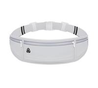 CAZSTYK Riñonera ajustable para correr, bolsa de almacenamiento oculta, multifuncional, transpirable, oculta, gris claro