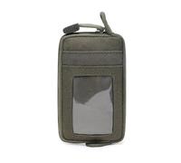 CAZSTYK Riñonera con cinturón, monedero, monedero para guardar tarjetas, forma rectangular, para teléfono, riñonera, Verde militar