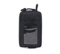 CAZSTYK Riñonera con cinturón, monedero, monedero para guardar tarjetas, forma rectangular, para teléfono, riñonera, Color negro.