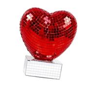 CAZSTYK Romance - Decoración de espejo con forma de corazón para regalos del día de San Valentín, mejora el ambiente del hogar con vidrio de espuma reflectante