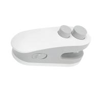 CAZSTYK Sellador de bolsas de alimentos de mano, dispositivo USB recargable, solución compacta de almacenamiento de cocina para patatas fritas, aperitivos, sellador de bolsas pequeñas con cortador