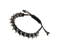 CAZSTYK Simple Woven Craft Dragon Bone Tamaño Ajustable Estilo Punk Aleación Moda Accesorios de Muñeca Zfor Uso Diario Diseño de Dragón Ajustable, One Size, como se describe