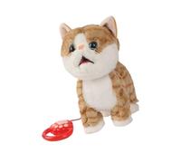 CAZSTYK Simulación realista de un gato de juguete para mascotas que se mueve y habla Juego interactivo para niños Tela segura y diseño de plástico Juguete de peluche seguro